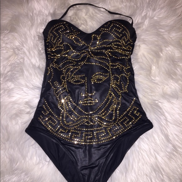 Versace Other - ‼️SOLD ‼️on eBay Versace black swimsuit size 1